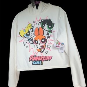 Cartoon Network Powderpuff girls yellow, orange & pink sweatshirt